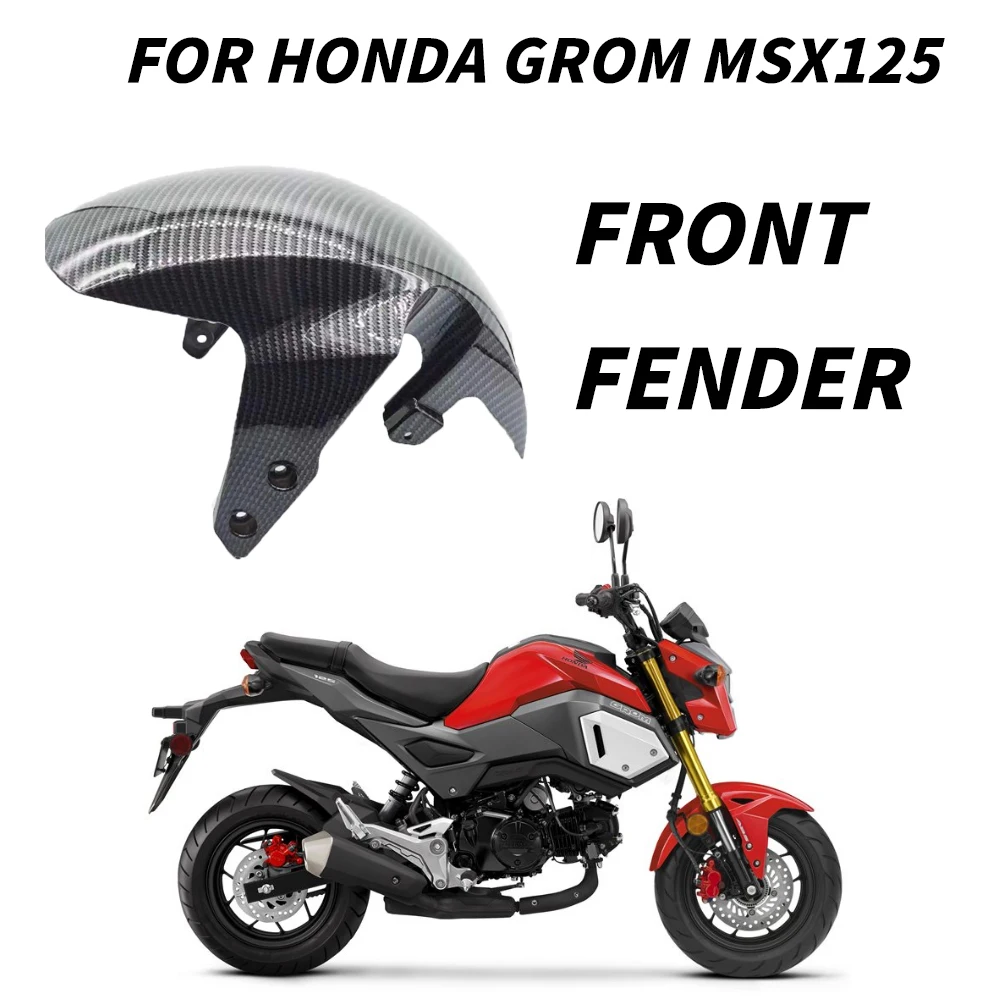 

Front Fender For HONDA GROM MSX125 MSX 125 Motorcycle Accessories Front Mudguard Splash Dust Protetive Guard