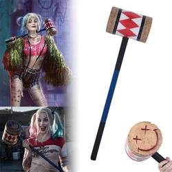 Bat Clown Women Wood Hammer Beauty Girl Accessory Comic Cosplay Props Holiday Halloween Costume Props