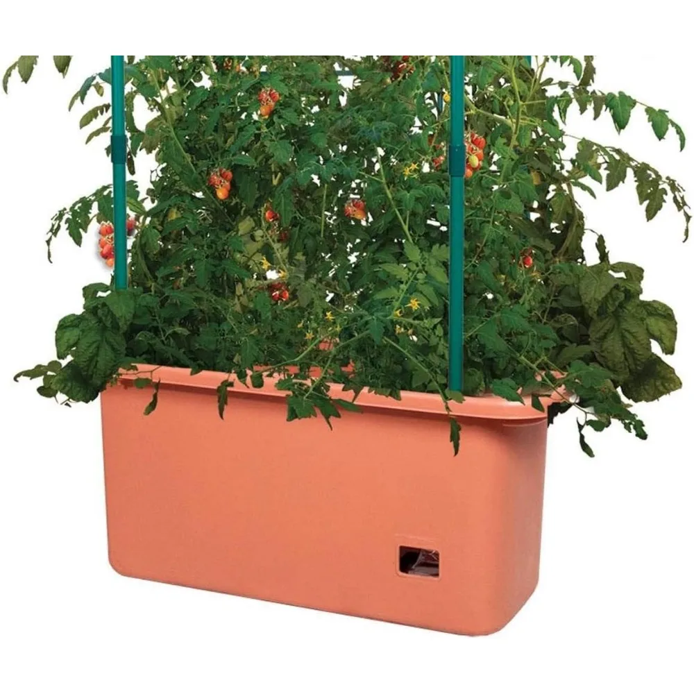 نظام زراعة الطماطم سعة 10 جالون مع برج تعريشة بطول 4 أقدام لكروم التسلق الداخلي/الخارجي #3