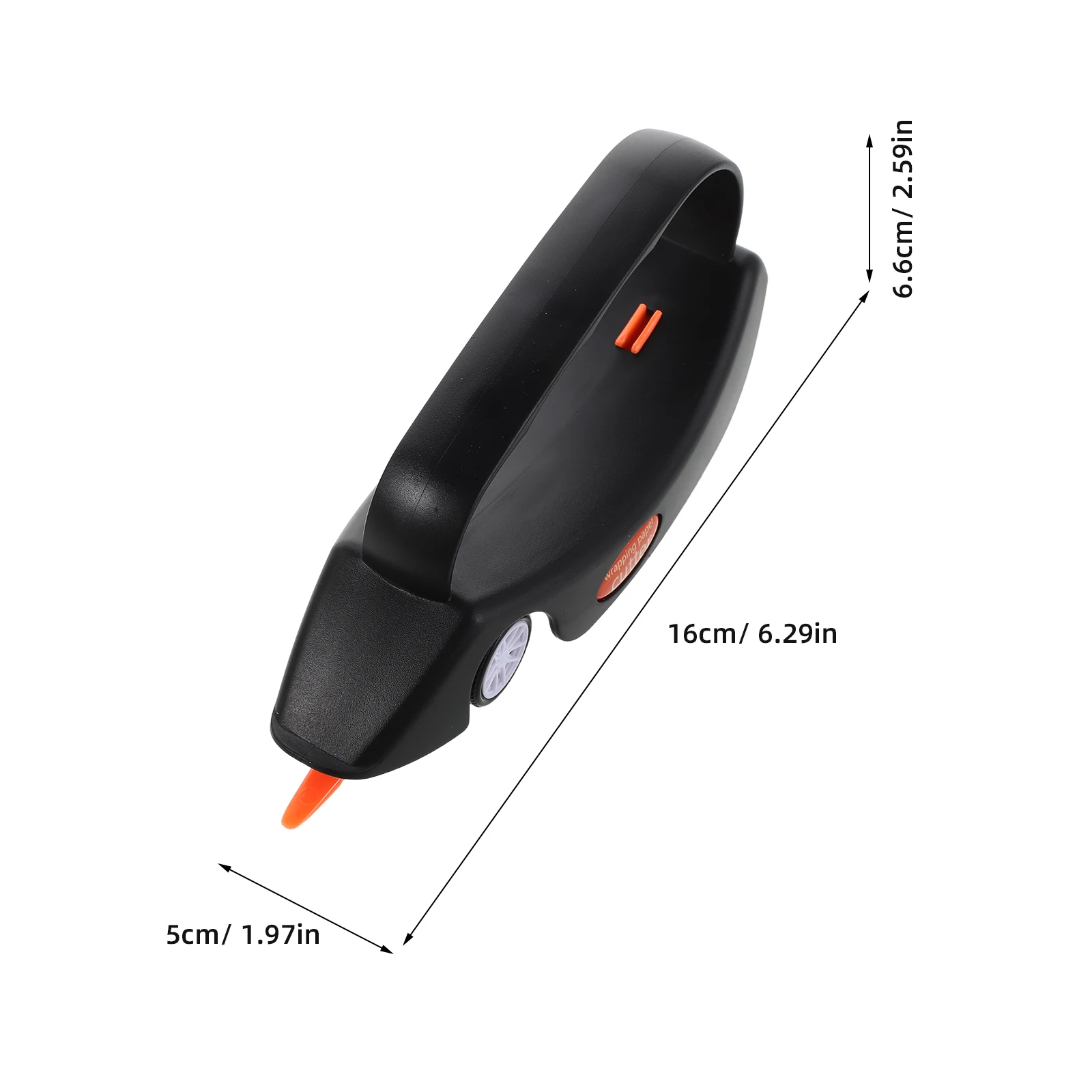 1Set Portable Paper Cutter Slider Ergonomic Handle Precise Cutting Edge for Wrapping Paper Cutter Tool Holiday Christmas