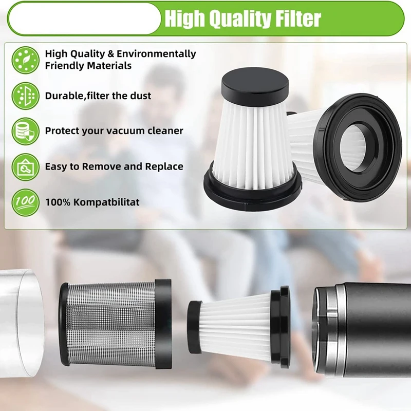 Filtro HEPA Per MOOSOO K12 K12pro K13 Per Genius Invictus One 1.0 X7 2.0 Aspirapolvere portatile Cordless di Ricambio