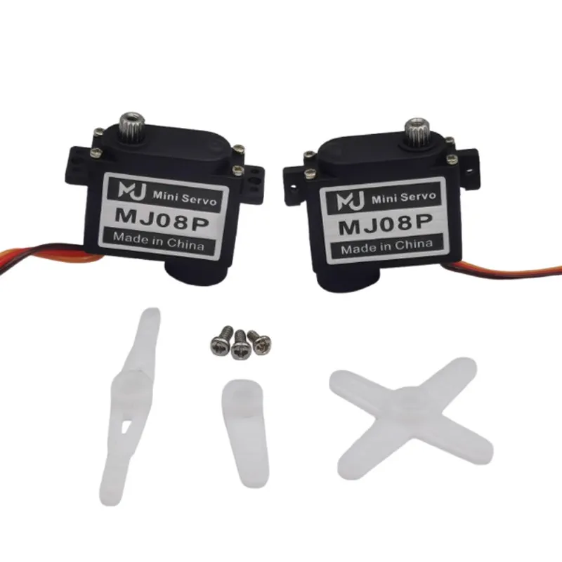 MJ08P & MJ08P H 8.4V 2.7 kg Plastic Mini Hollow-Cup Servo with Anti-Butterfly Design