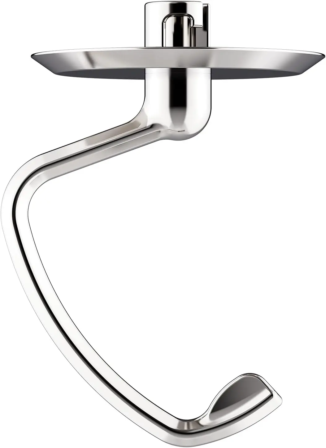 Dishwasher Safe,Polished Stainless Steel Dough Hook for Kitchenaid Mixer, Fits 4.5-5Qt Tilt-Head Stand Mixer with Kitchenaid