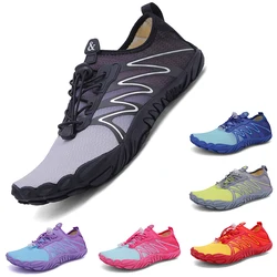 Zapatillas de deporte Unisex para hombre y mujer, zapatos de playa con interferencias de velocidad en el agua, calzado de natación para parejas, para gimnasio, talla grande