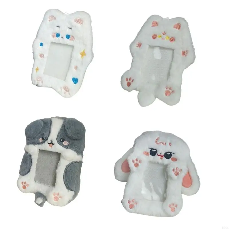 

Cartoon Photo Card Case Card Sleeves Photocard Protector for Keychain Bag Charm D5QC