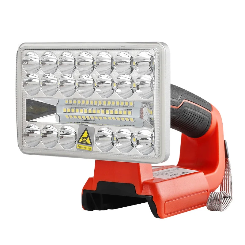 18W 2000LM Cordless LED Work Light for Black and Decker 20V Lithium Battery Spotlight Handheld Flashlight Portable Jobsite Light