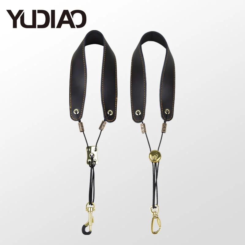 

Alto Tenor Soprano Baritone Saxophone Instrument Electric Wind Instrument Leather Saxophone Strap Saxophone Lanyard Neck Strap Protective Neck Strap