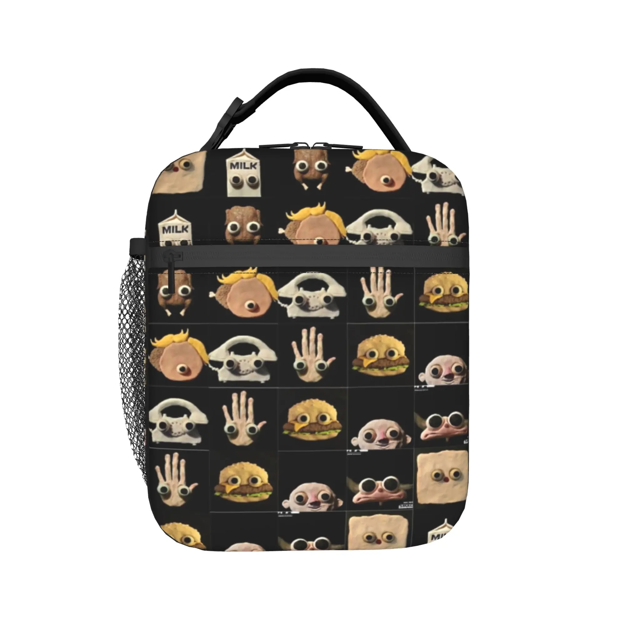 Jack Stauber Mix Insulated Lunch Bag for Men Women  Food Container Reusable Thermal Cooler Lunch Boxes For Picnic