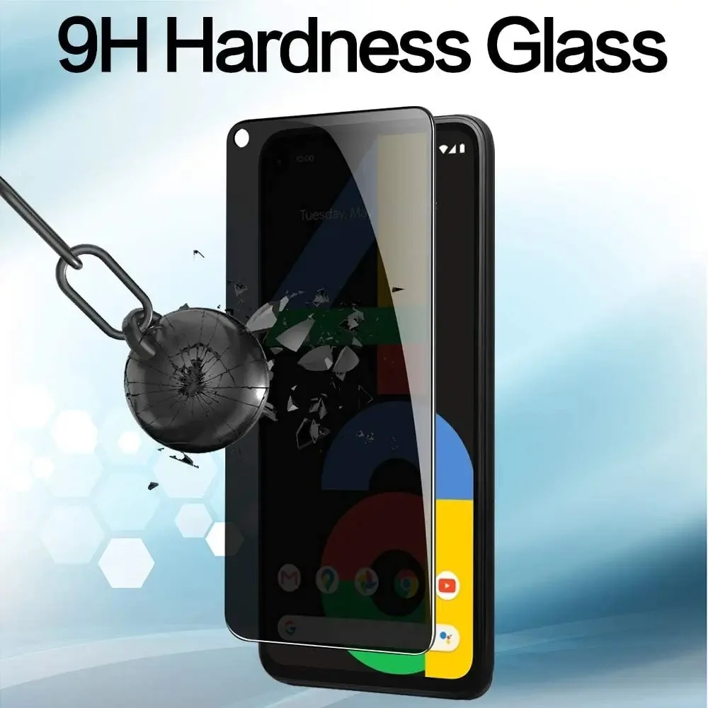 4Pcs Privacy Glass For Google Pixel 6 5 5A 3A 4A 5G 4G Phone Film For Pixel 3 Lite 4 XL Tempered Glass Screen Protector