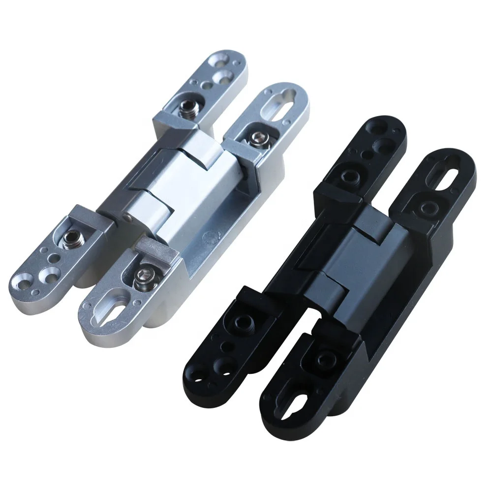 180 Degree 3D Adjustable Concealed Hinges Modern Design Zinc Alloy and Aluminium Hardware for Wooden Hotel Doors