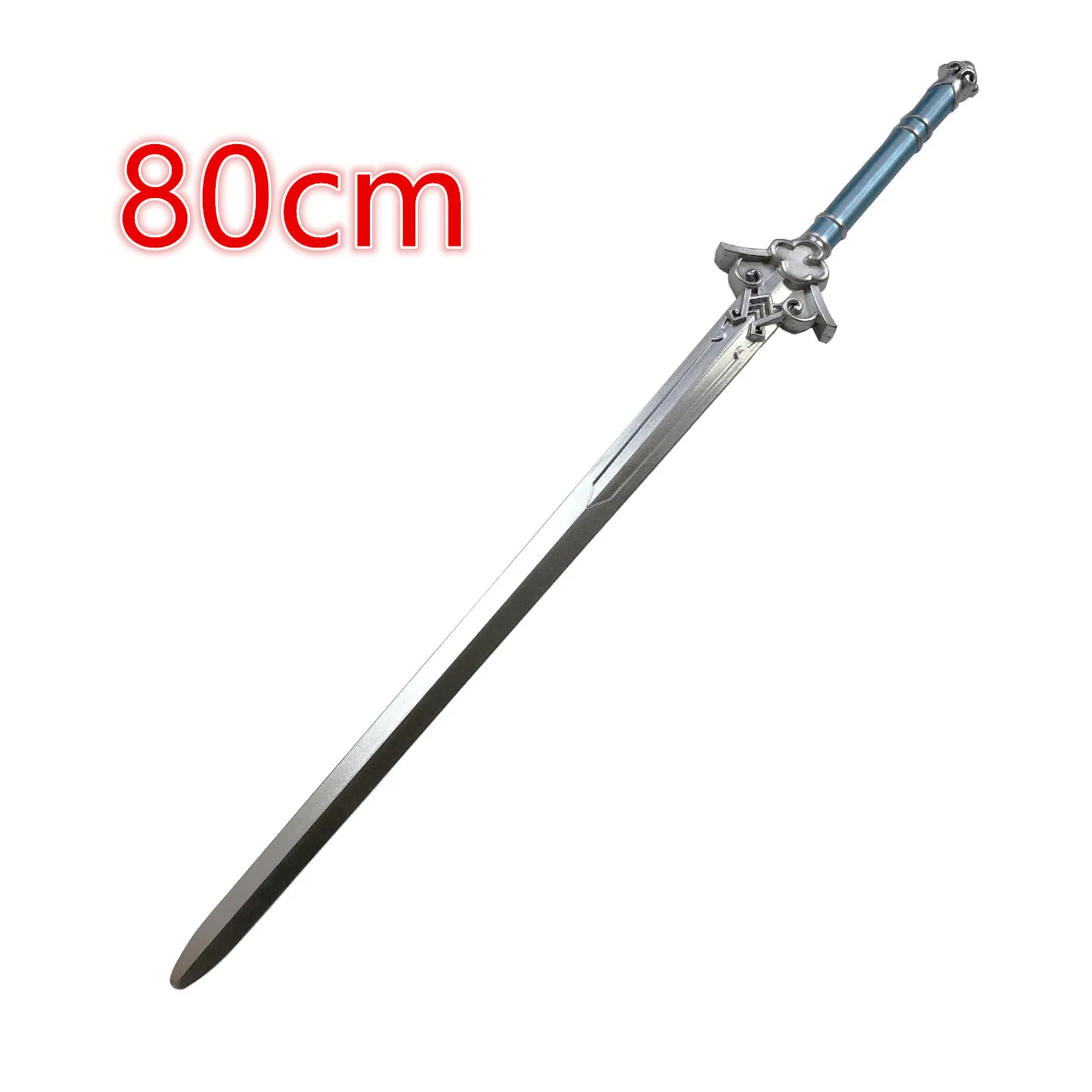 Mo dao zu shi espada arma azul sowrd cosplay 1:1 faca espadachim seguro plutônio 80cm anime evitar poeira espada