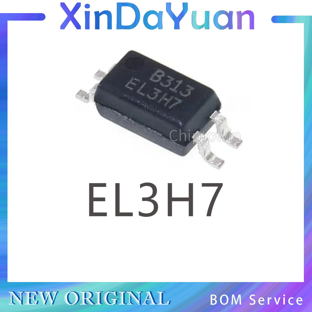 10pcs/100pcs EL3H7 EL3H7A  EL3H7B EL3H7C SOP-4 3H7 DC-IN 1-CH Transistor DC-OUT 4-Pin SSOP