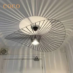 Italian Straw Hat Pendant Lamp Restaurant Living Bedroom Designer Light Internet Celebrity Modern Snch designer chandelier