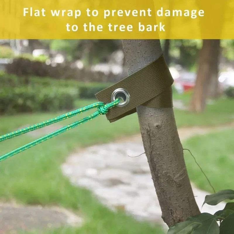 Tree Strap With Grommet Strong Load Bearing Good Support Effectively Fixed Newly Planted Branch Belt Garden Tool