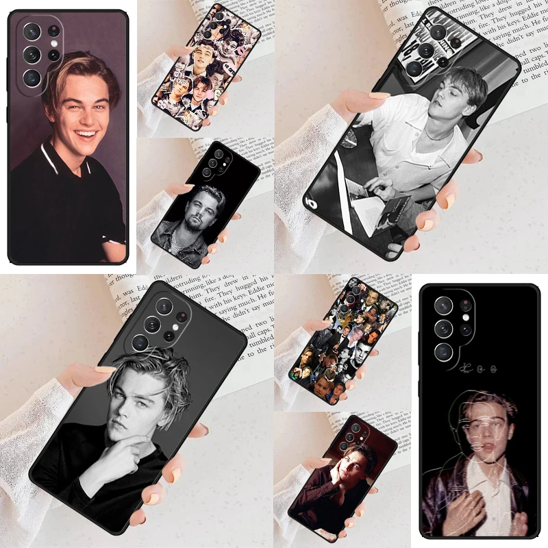 Leonardo Dicaprio Phone Case For Samsung Galaxy S24 S23 S22 S21 Ultra S10 Note 10 Pro S20 Plus FE S9 S8 Cover