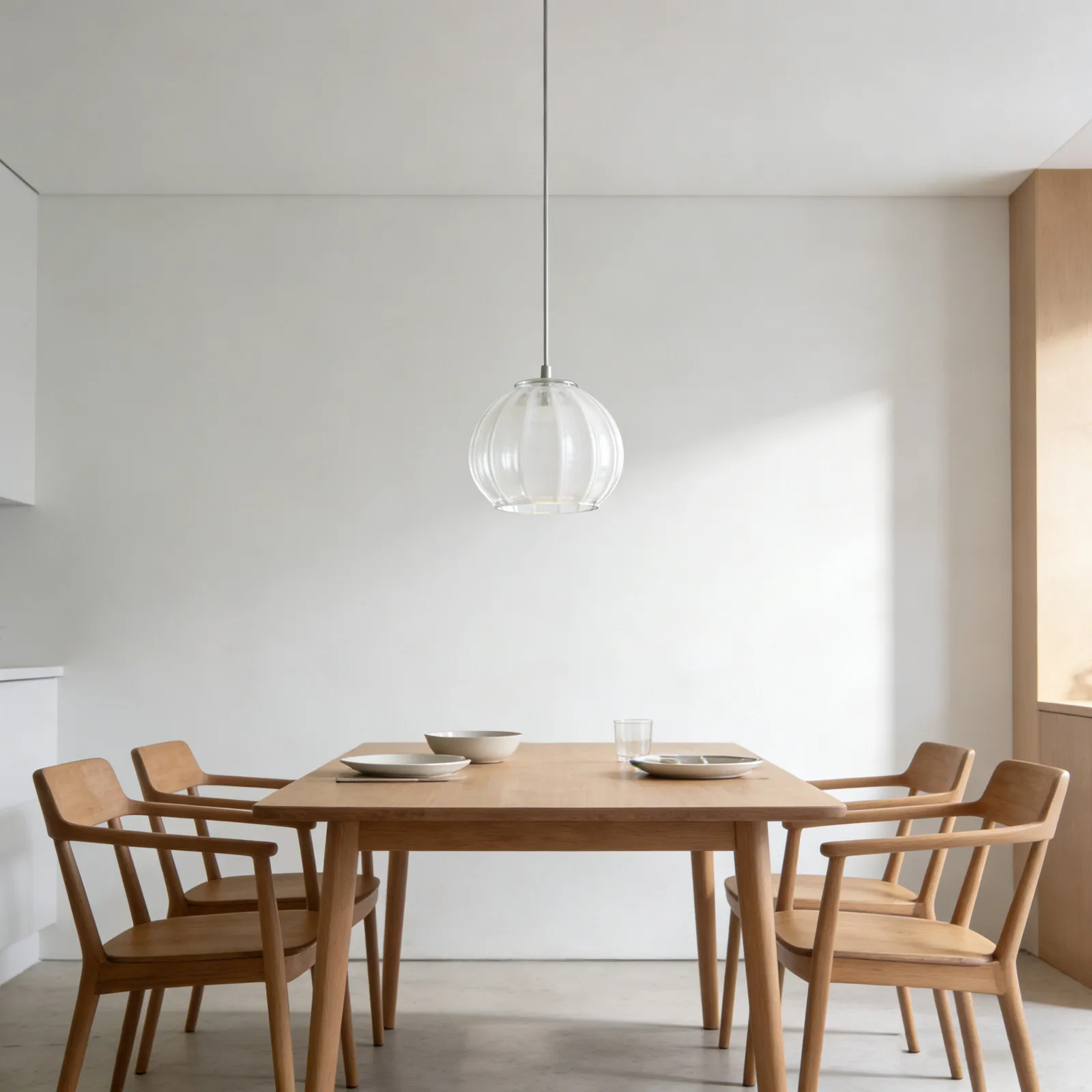 

Сменный стеклянный плафон для потолочных светильников E27 - круглый прозрачный абажур для подвесных светильников, современное минималистичное домашнее освещение