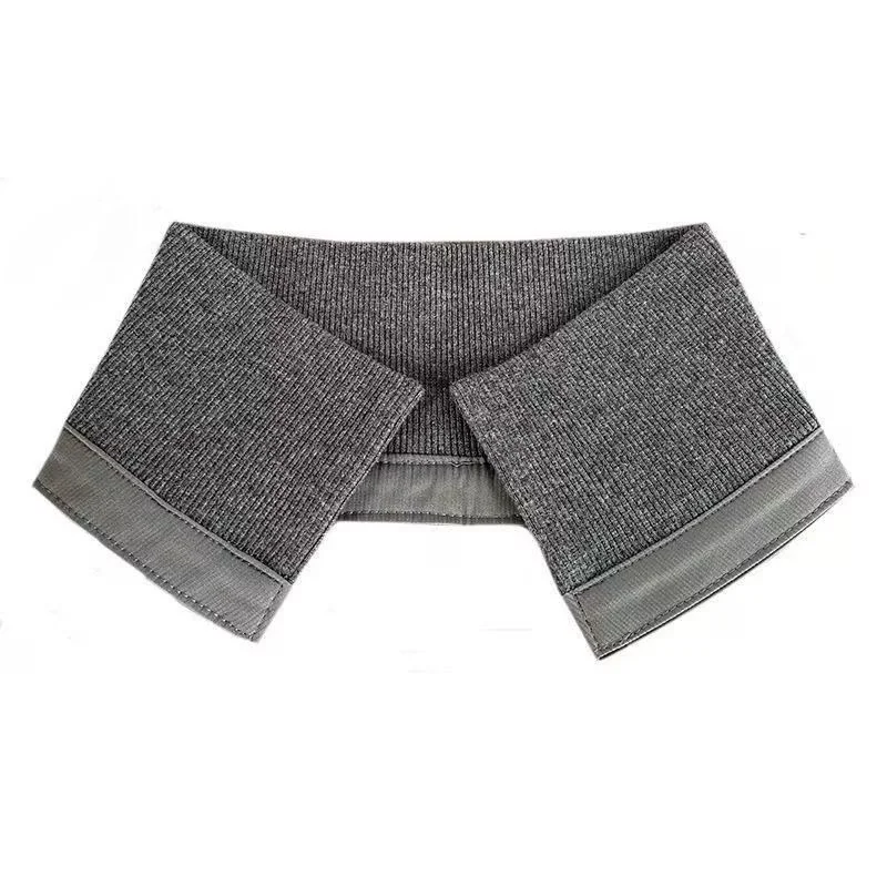 gola-destacavel-de-trico-para-protecao-do-pescoco-em-jaquetas-de-pluma-masculinas-e-femininas-acessorio-cinza-com-gola-reve