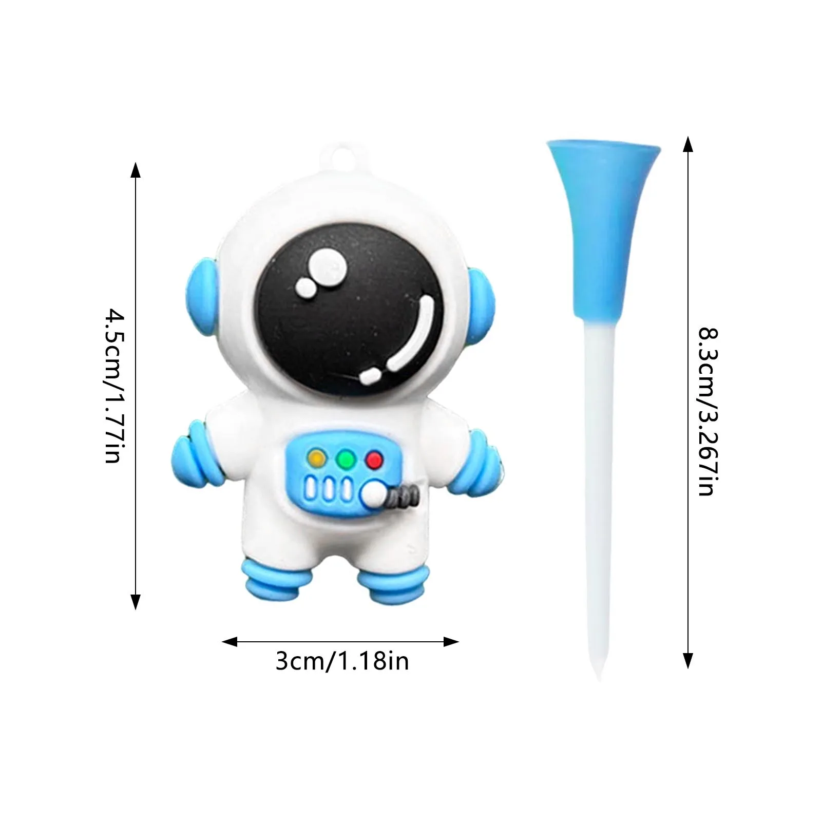 Cartoon Golf Ball Support Tees Golf Practice Multifunctional Tool Functional Golf Tee Suitable for Enhance Golfing Experience