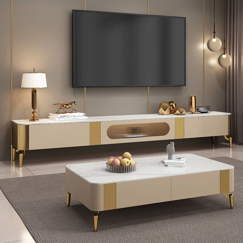 Light Luxury Designer TV Cabinet Modern Nordic Hallway Organizer Fireplace Tv Table Monitor Center Archivadores Salon Furniture