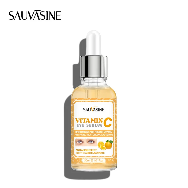 Vitamina C para eliminar las bolsas de los ojos, melanina de la piel, diluye las líneas finas, mejora las ojeras, esencia VC, suero ocular