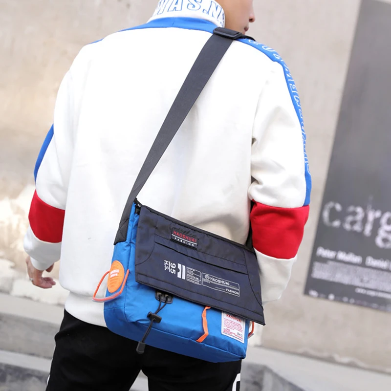 Men Nylon Messenger Cross Body Bag  Fashion Multi-Capacity High Quality Casual Male Briefcase Book Sling Shoulder Bags