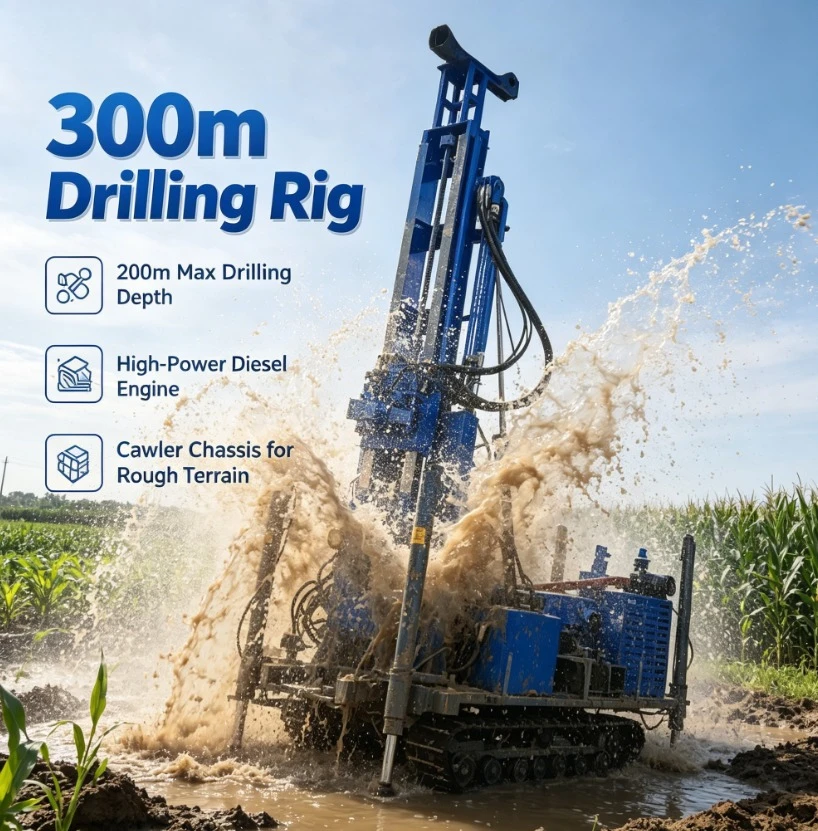 

Customized New Arrivals Water Well Drilling Rig Core Drilling Machine Borehole Drilling Machines