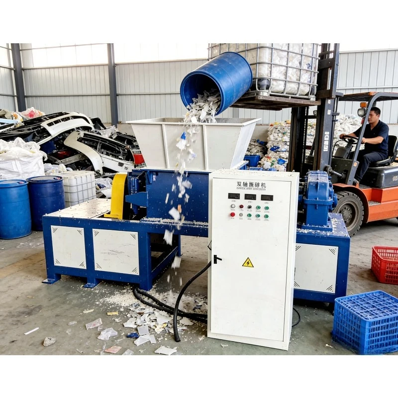 Metal Crusher Machine Scrap Car Shredder Iron Rod Crusher Shredder Machine