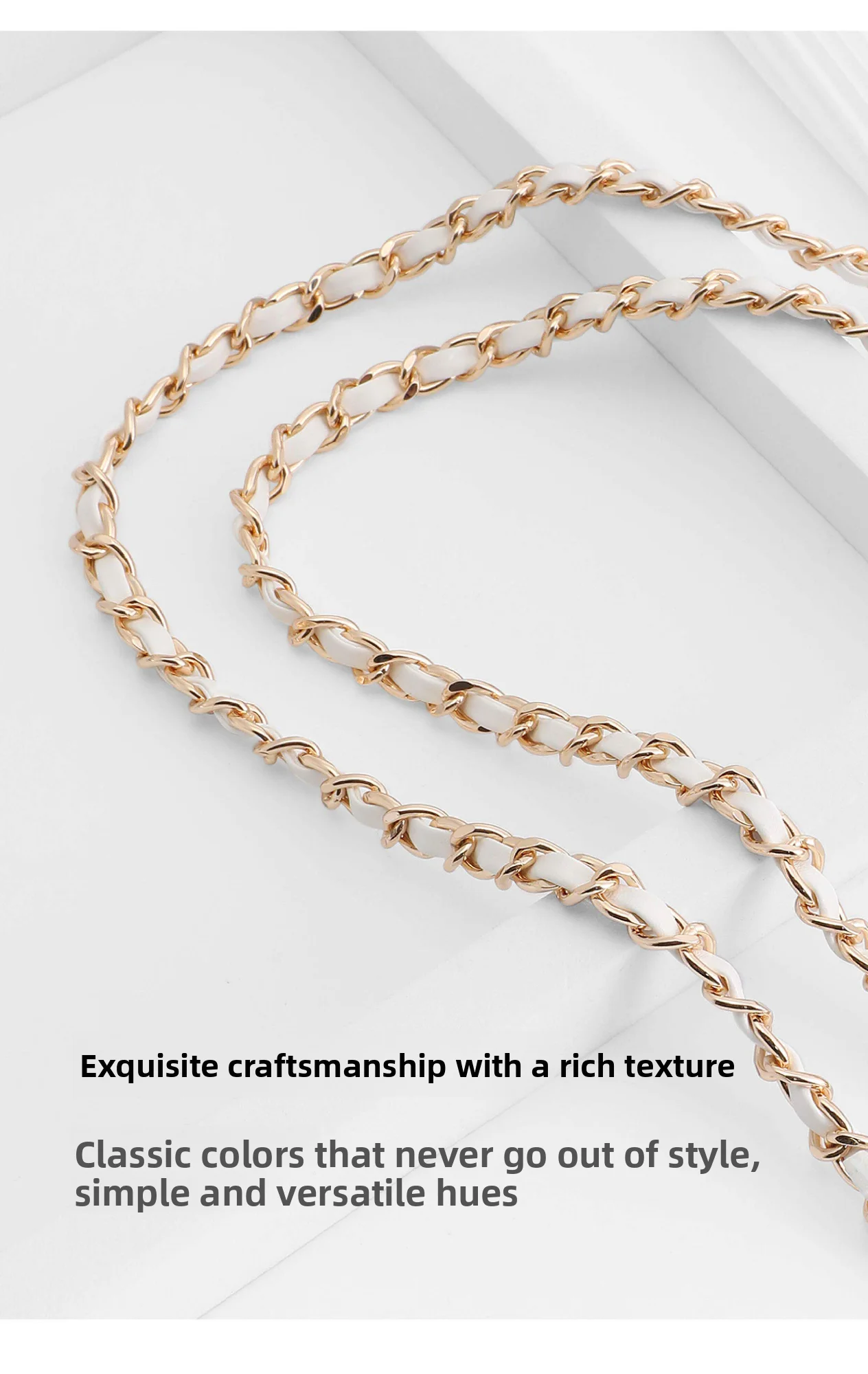 Bag Chain Shoulder Strap For Vanity Makeup Bag Durable Fashion Good Quality Bag Modification Bag Accessories