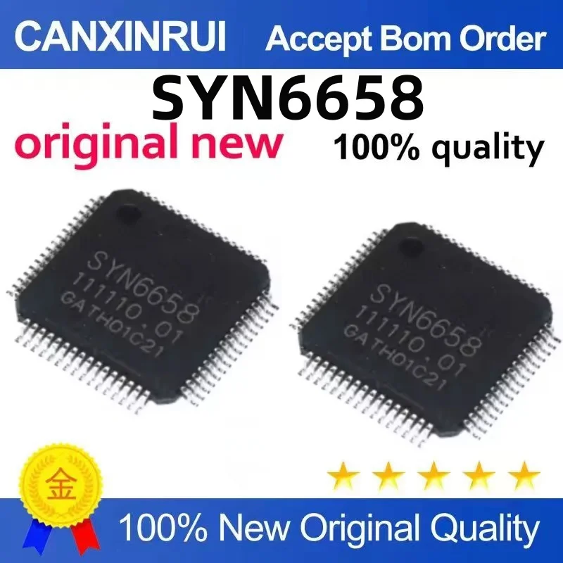 The new SYN6658 Chinese speech synthesis chip has a natural and smooth voice LQFP64 chip