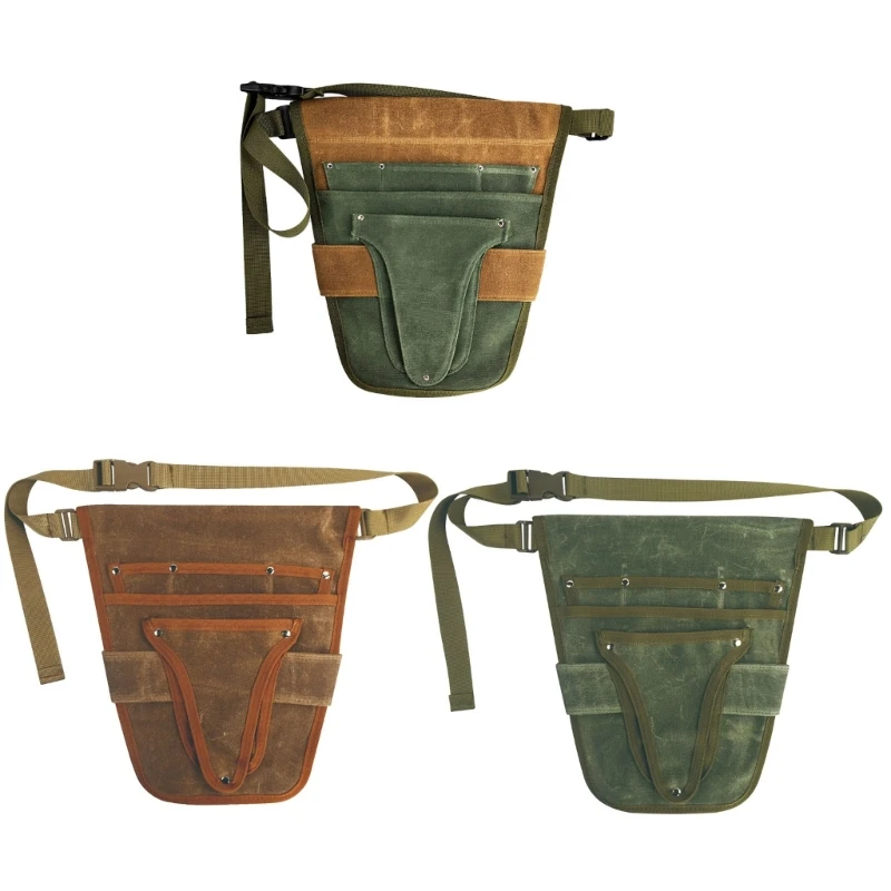 

Tool Belt Garden Tool Utility Adjustable Waist Belt Apron for Gardening/Carpenter/Plumbing with Pockets