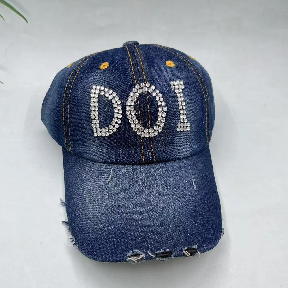 اليدوية المخصصة جميع حجر الراين الأبيض نادي نسائي اليوناني الأخوات DOI شعار إلكتروني قبعة هدية #3