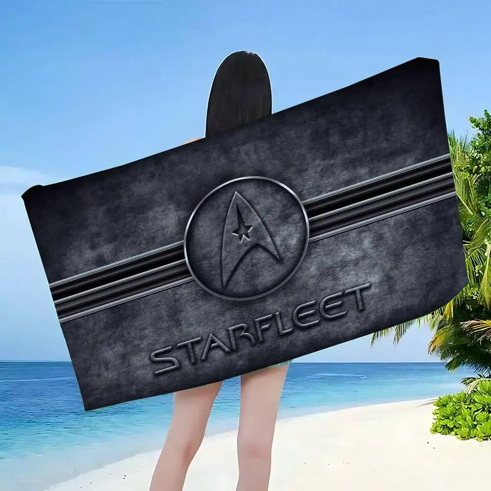 TV S-Star T-Trek Anime Bath Towel Microfiber Soft Water Absorbing Breathable For Girl Kids Decorative Cartoon Beach Towel
