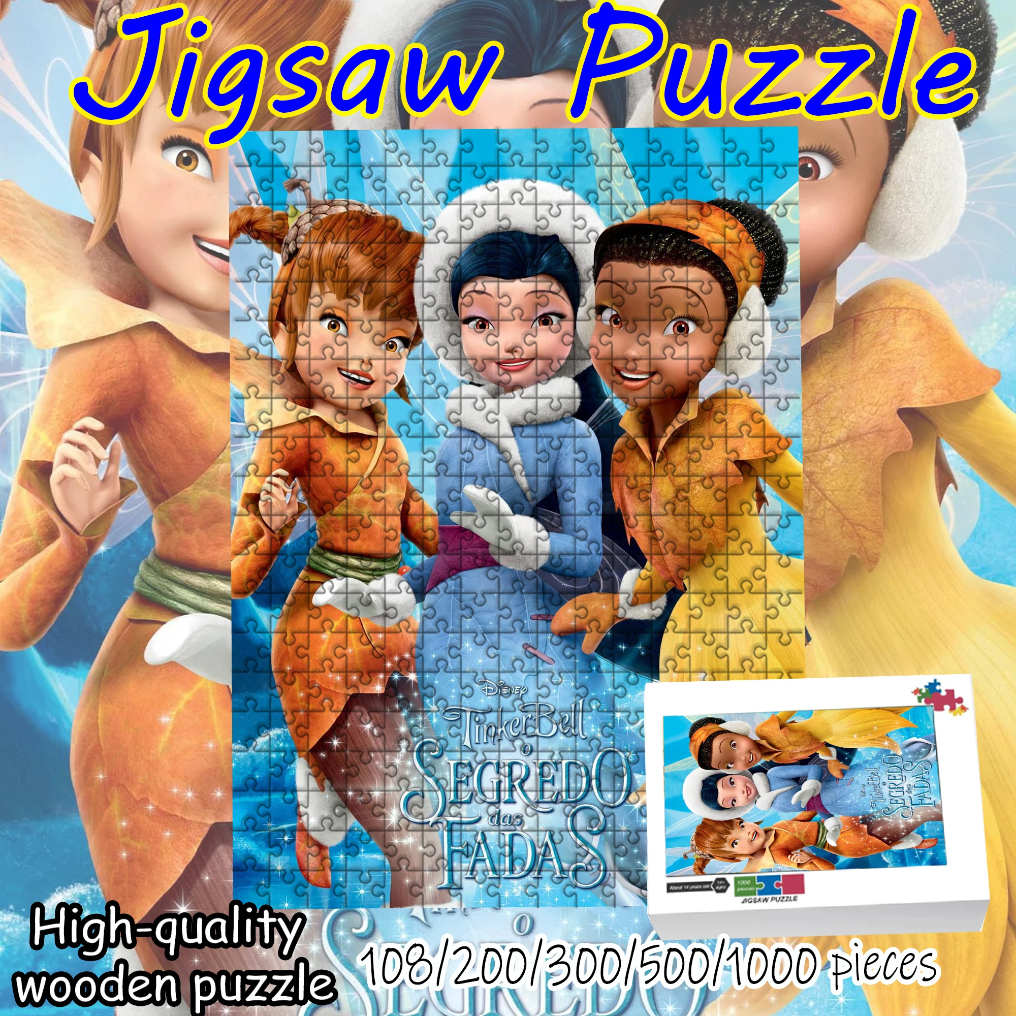 

Деревянный пазл «Тайна крыльев» 108/200/300/500/1000 деталей, высококачественный подарок, увлекательная игрушка