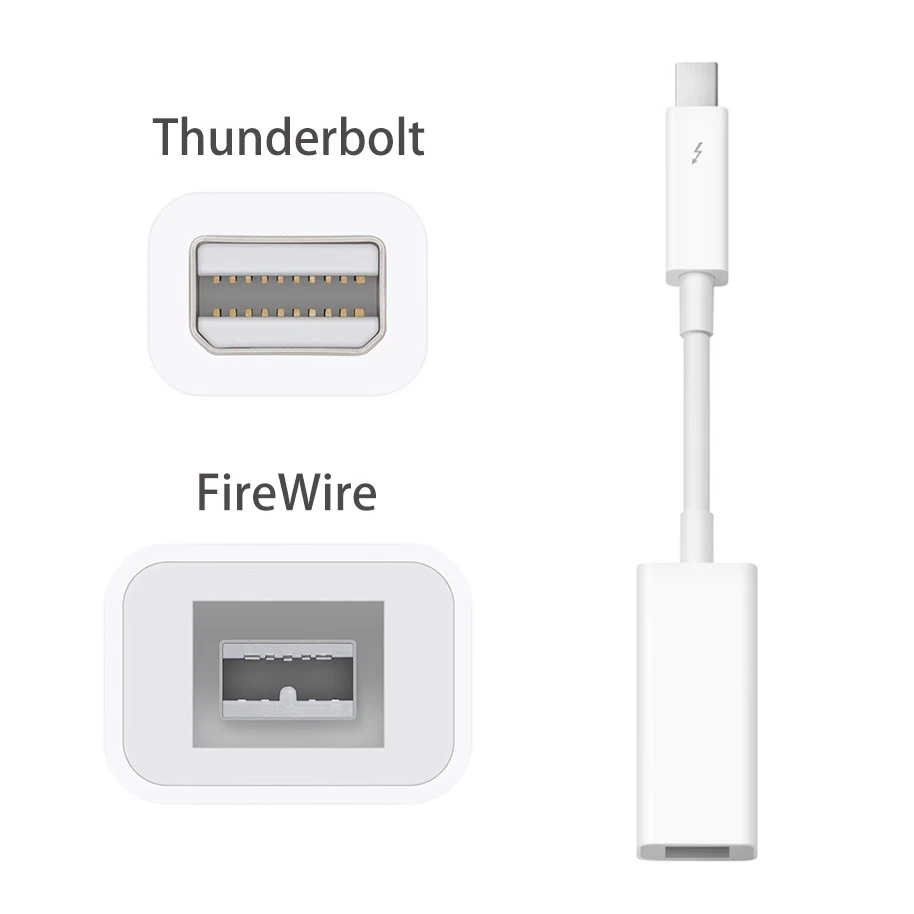Thunderbolt 2 ถึง FireWire 800 1394B อะแดปเตอร์ Thunderbolt 2 ถึง 3 Ethernet rj45 สําหรับ Mac คอมพิวเตอร์ติดตั้งพอร์ต Thunderbolt
