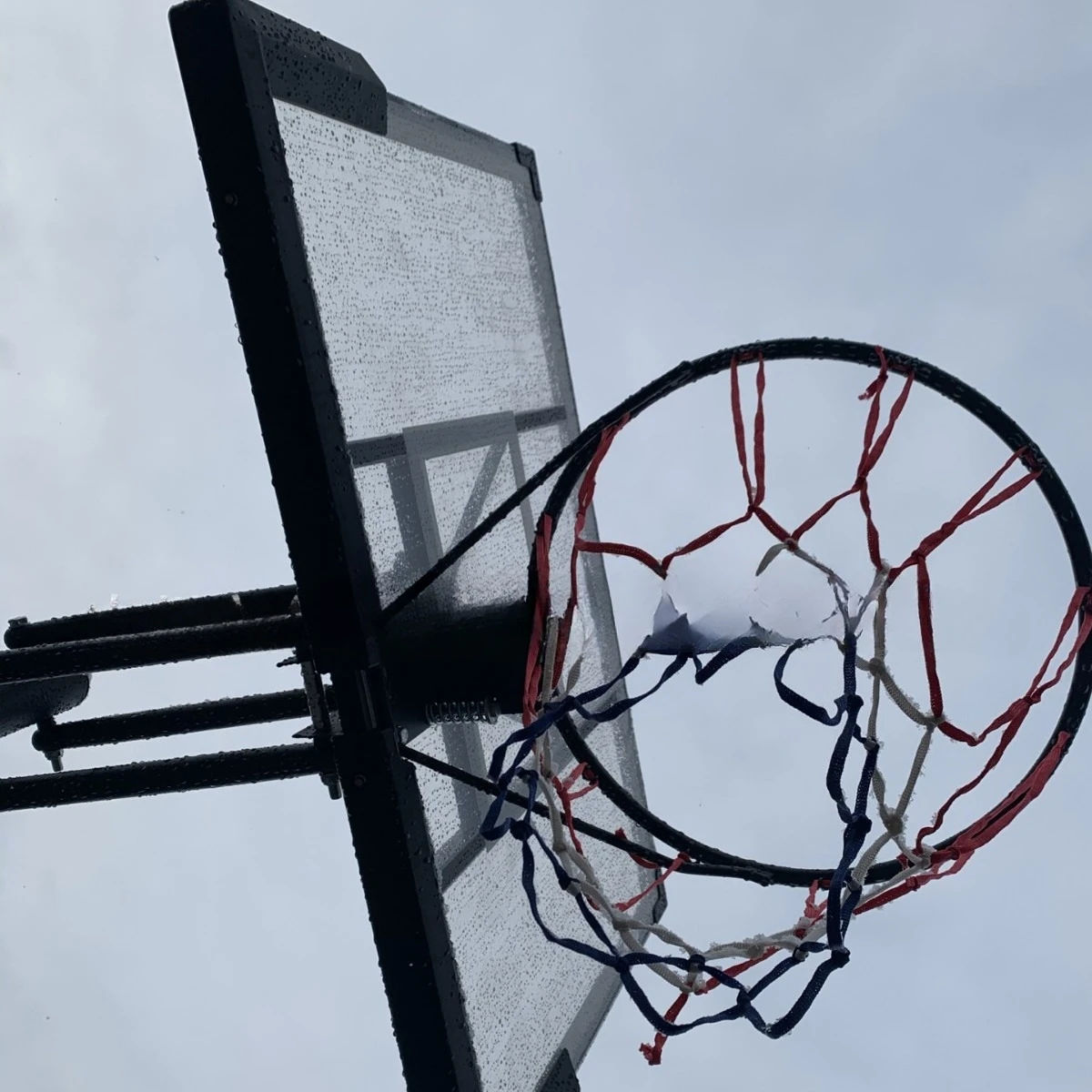 حامل كرة السلة الرياضي المحمول الارتفاع القابل للتعديل لكرة السلة، حامل كرة السلة المتحرك مع لوحة خلفية #2