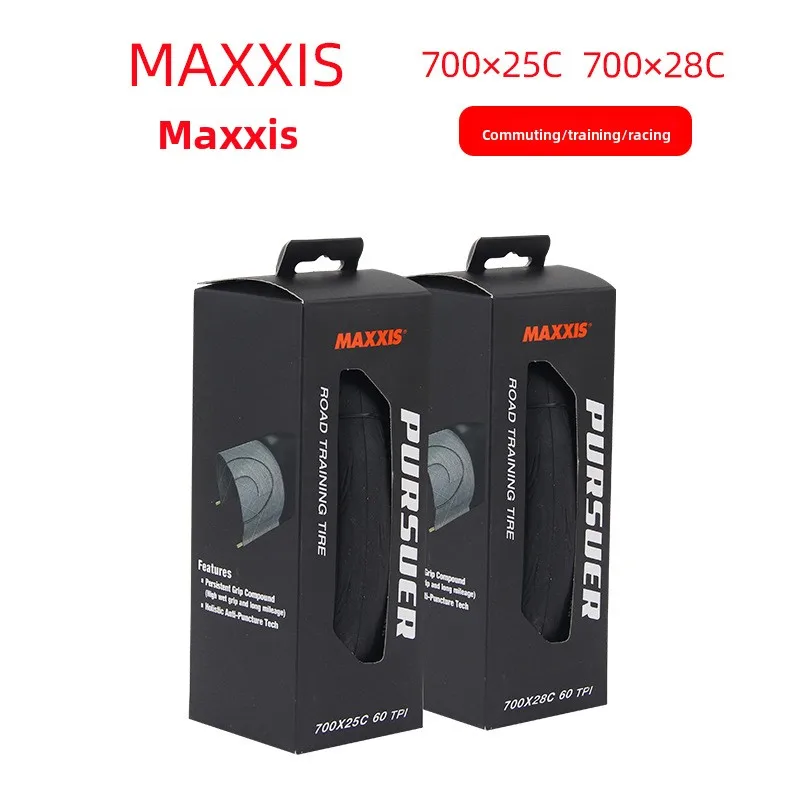 

MAXXIS PURSUER 700 * 25C/28C Road Bike Stab Resistant Tire Training Folding Tire M225
