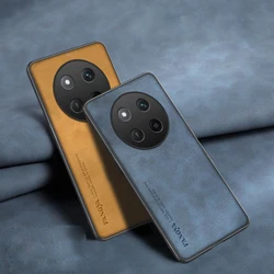 For Honor X9c Skin Feel Shockproof Leather Case Soft Back Cover Funda For Honor X9c Protector чехол