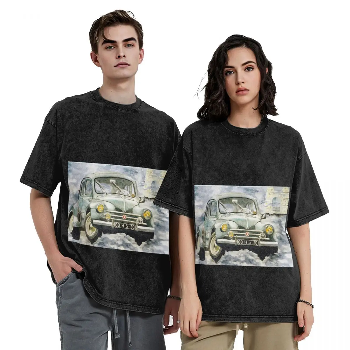 

4CV, old vehicle, motorbike, cars T-Shirt customs design your own Blouse anime stuff mens funny t shirts