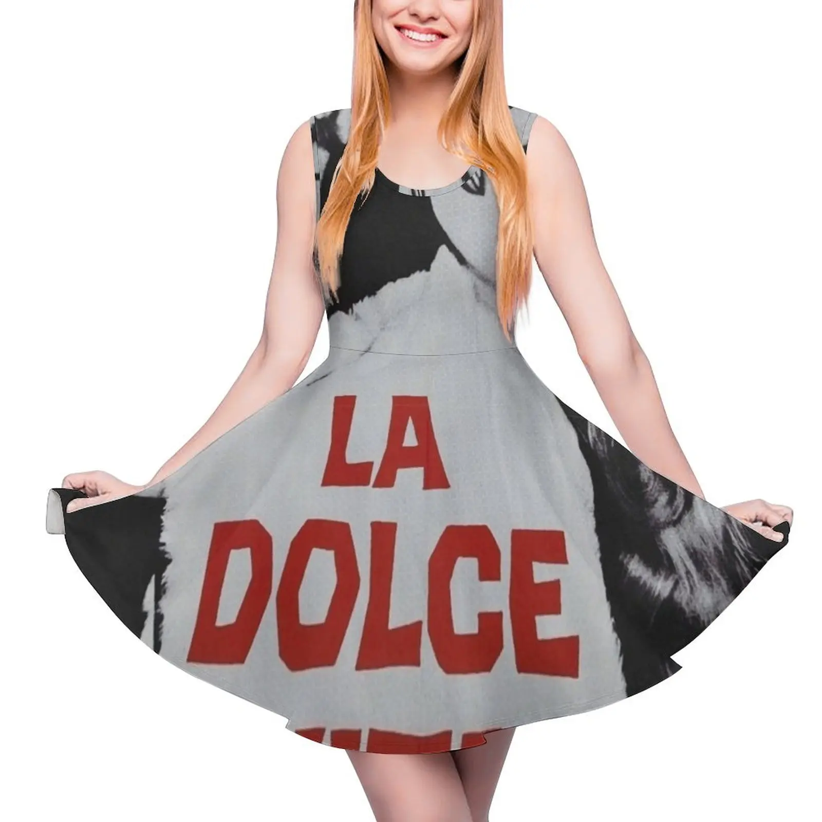 Womens and Girl La Dolce Vita Sleeveless Dress Elegant gown Woman clothes women