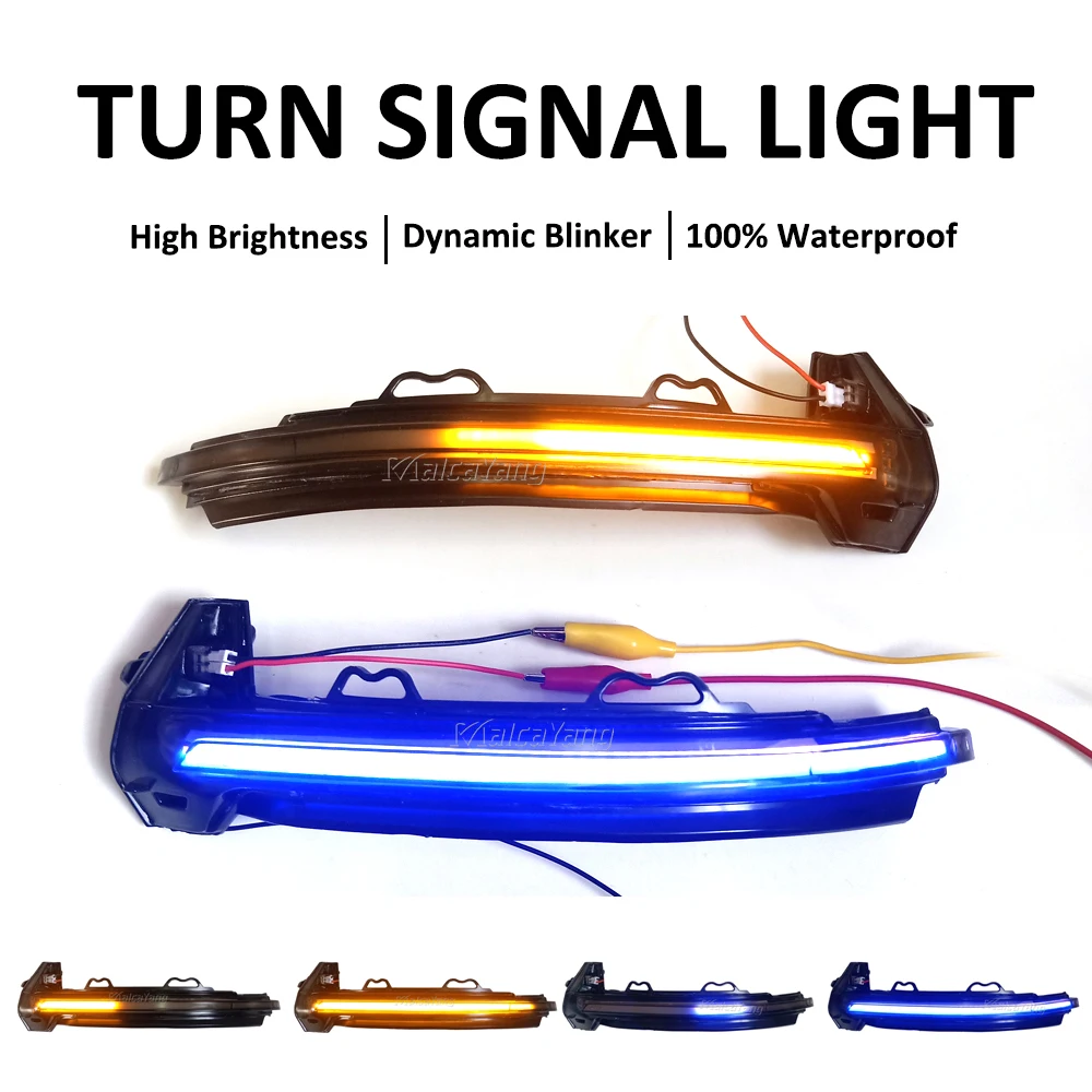 

Для Audi A4 S4 RS4 B9 2016-2019 A5 S5 RS5 Динамический указатель поворота Светодиодный индикатор бокового крыла зеркала заднего вида Последовательная мигалка