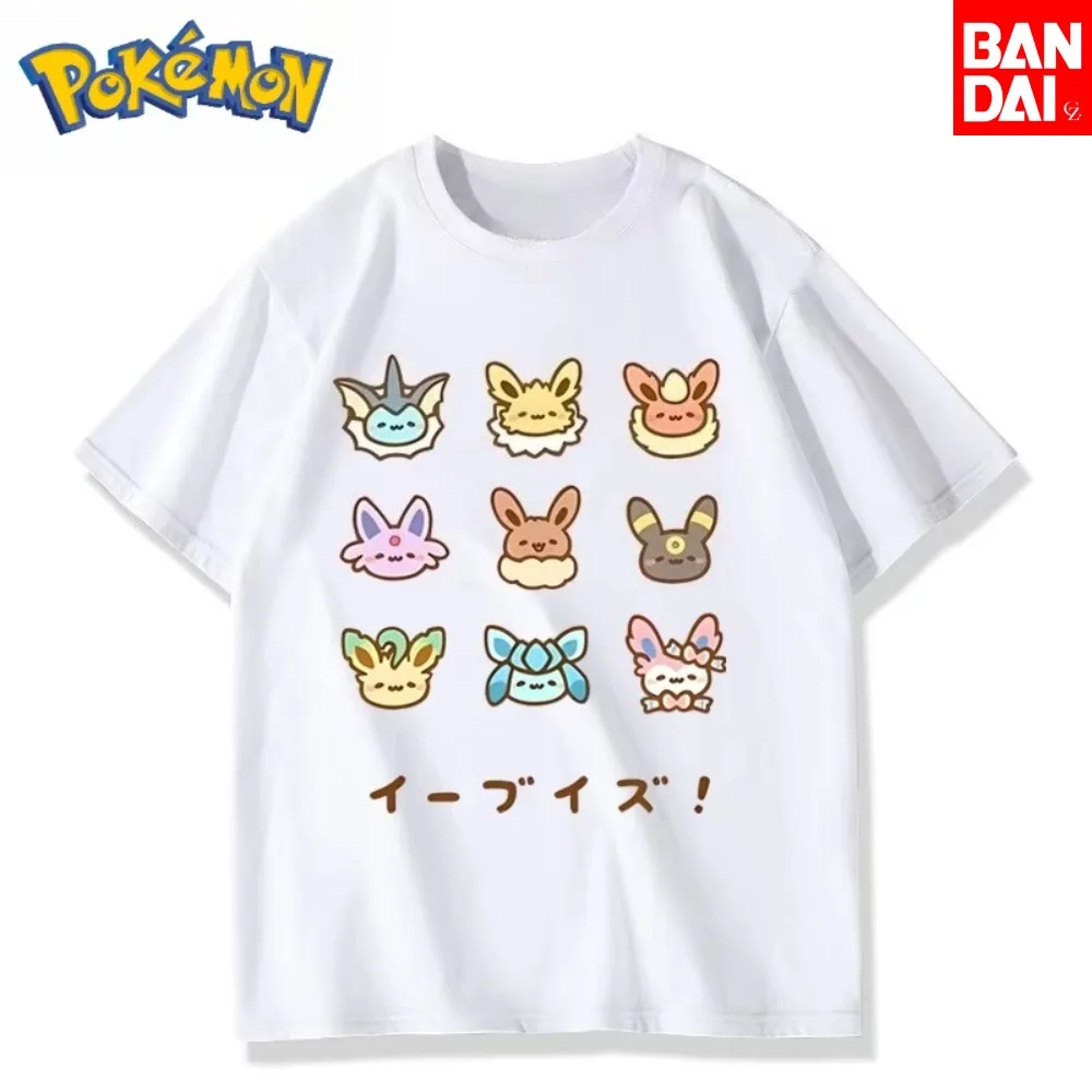Anime Pokemon Gengar Grafik T-Shirt Herren Damen Kurzarm Baumwolle Streetwear Casual Top 2026 Sommer Y2k Cartoon Übergroßes T-Shirt