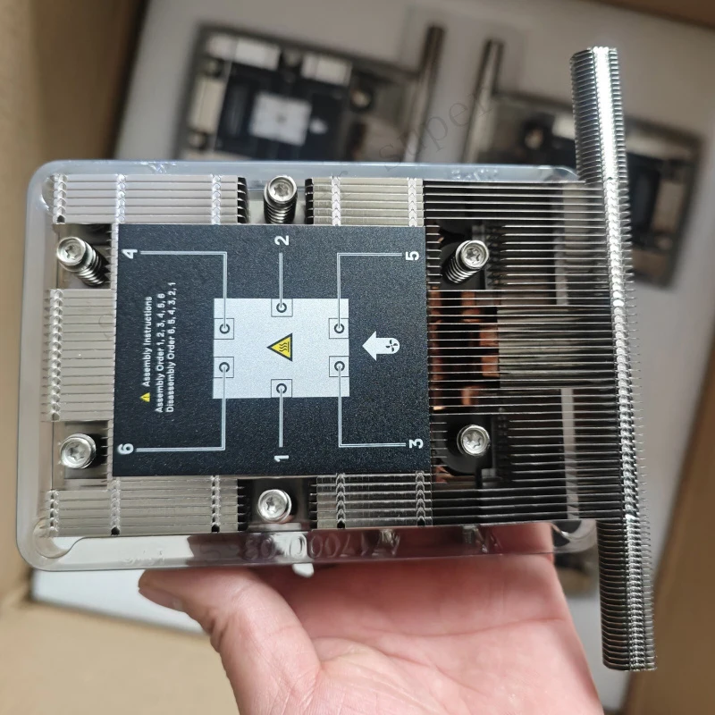 S+   New For Dell PowerEdge R7625 High Performance 1U Heatsink 0DW02D DW02D