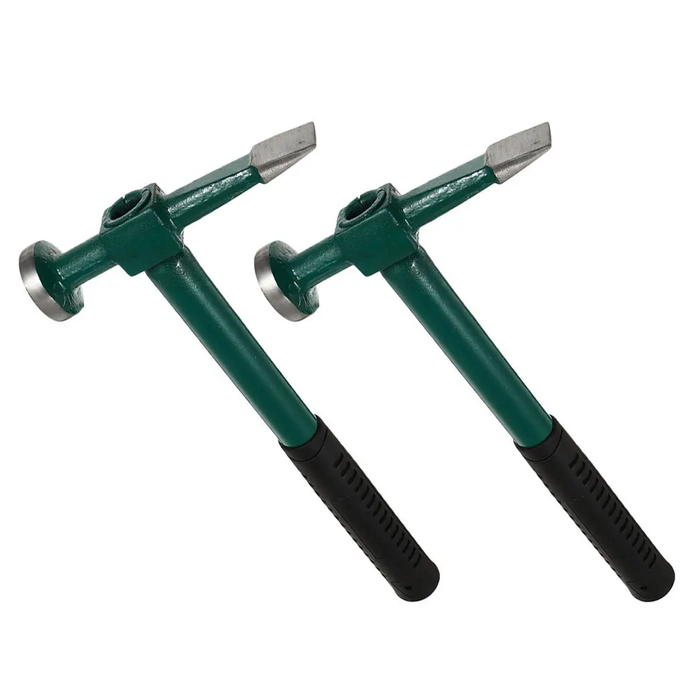 2 قطعة المطارق جسم السيارات الصلب تشغيل المعادن متعددة الوظائف شقة رئيس أدوات إصلاح السيارات سيارة دنت إزالة الجسم أداة إصلاح