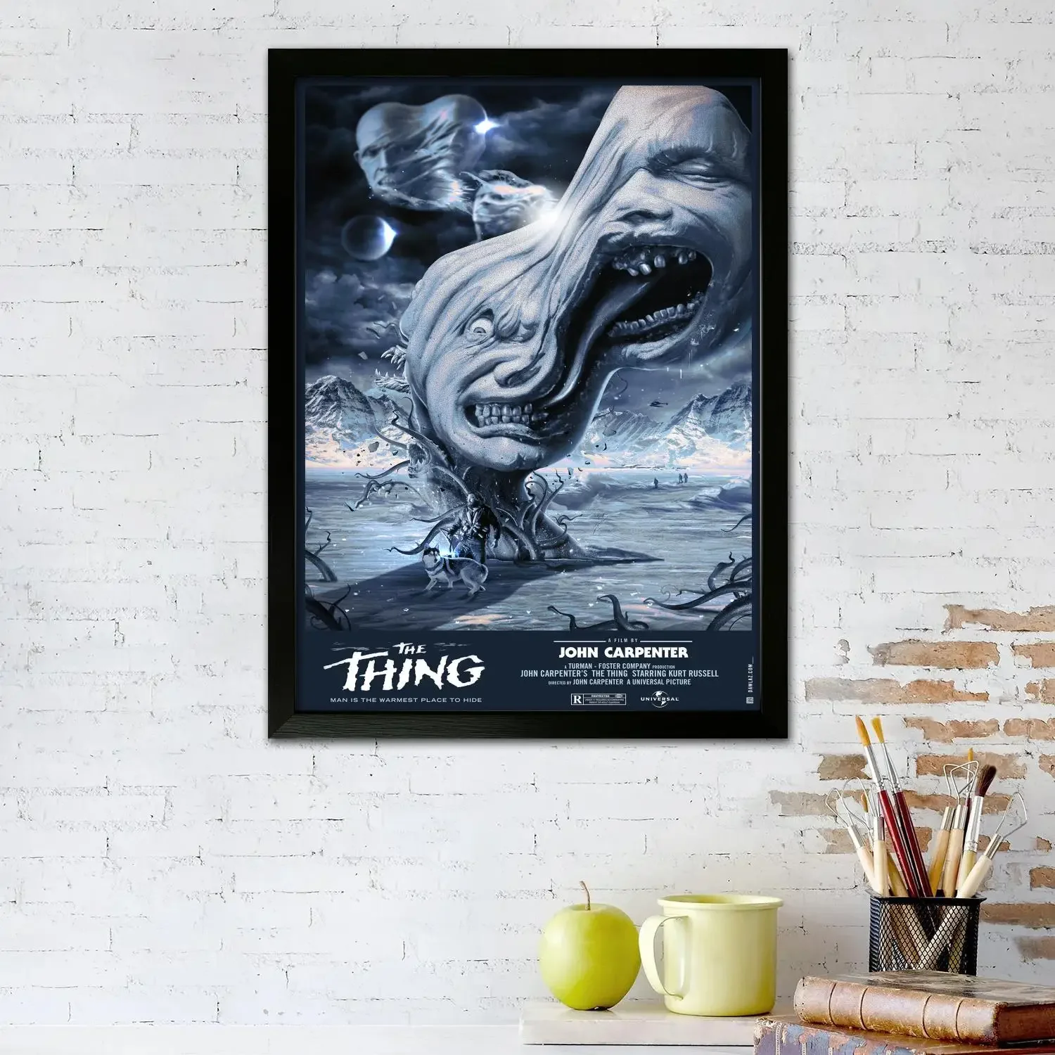 the thing Movie Canvas Art Poster and Wall Art Picture Print, Modern Family Bedroom Decor Posters,Decorative painting