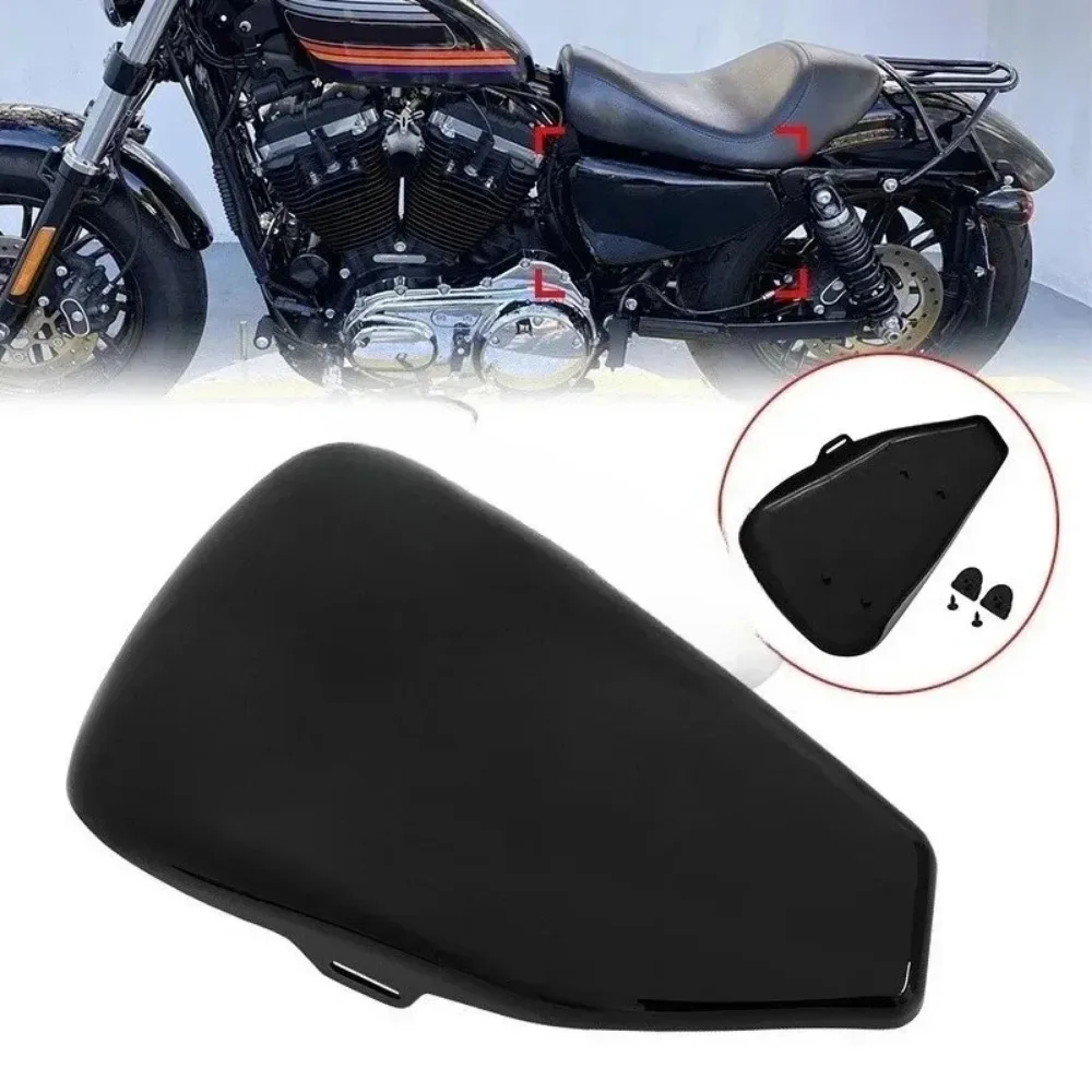 

Motorcycle Black Battery Fairing Cover Left Side Protector Cover Accessories for Sportster XL883 XL1200 883 2014-2022