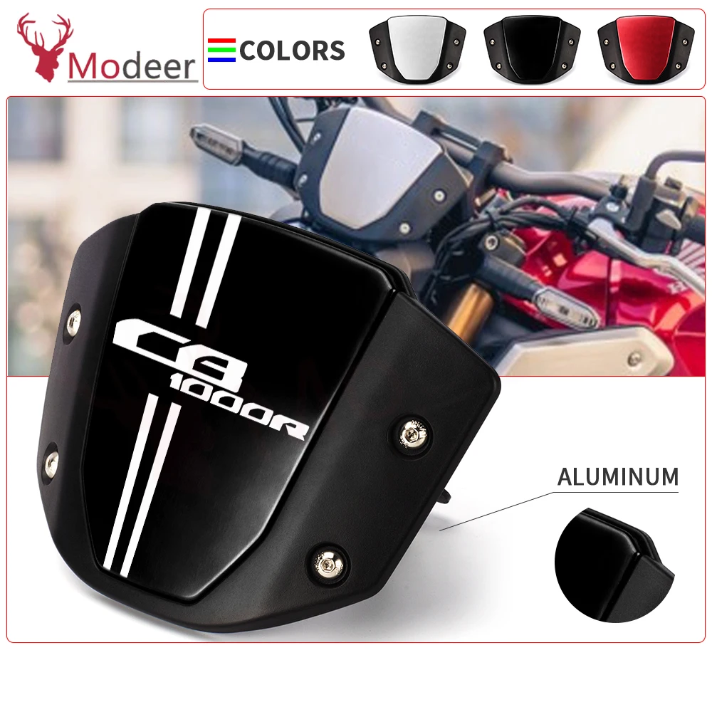 CB1000 R Aluminum Motorcycle Motorbike Accessories Front Windshield Windscreen For Honda CB1000R CB 1000R 2019 2020 (Not 21 22)