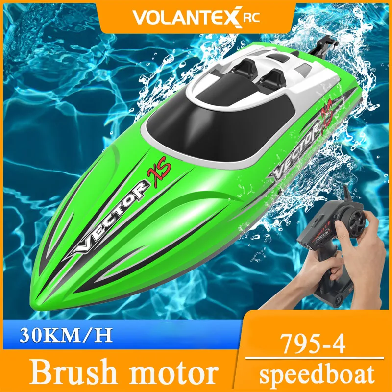 

Скоростная лодка Volantex Rc 795-4 с дистанционным управлением, 2,4 ГГц, водная игрушка, водонепроницаемая лодка с дистанционным управлением, Детская электрическая игрушечная лодка