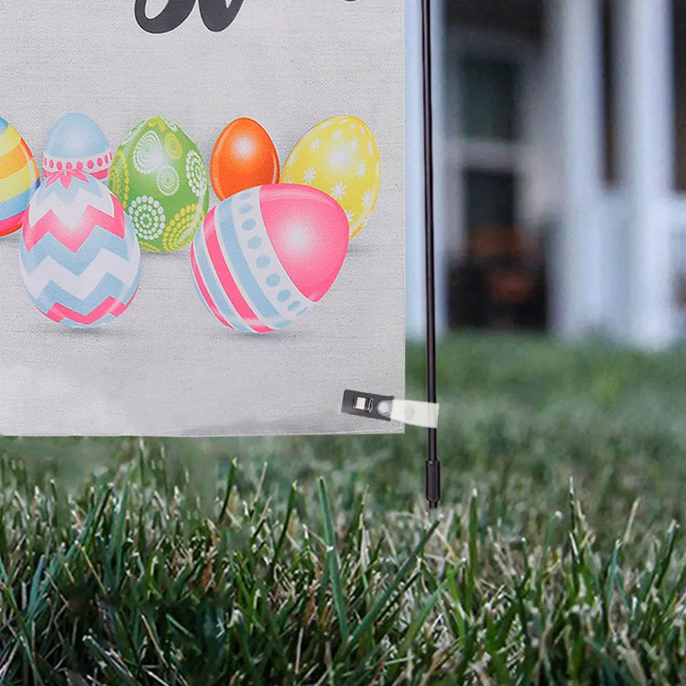 

1Set Garden Flag Windproof Clip Durable Stopper Anti-Wind Banner Fixing Tool Accessories Garden Flag Stopper Clip