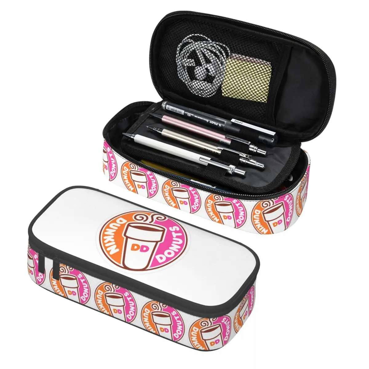 Dunkin Donuts Pencil Cases for Students Pen Box Pencil Bag Big Capacity Pencil Pouch Pen Holder view 5