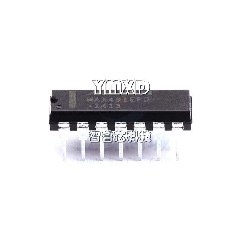 5Pcs/Lot New Original MAX491EPD MAX491CPD MAX491 DIP14 Transceiver IC Integrated Circuit In Stock  Fast delivery